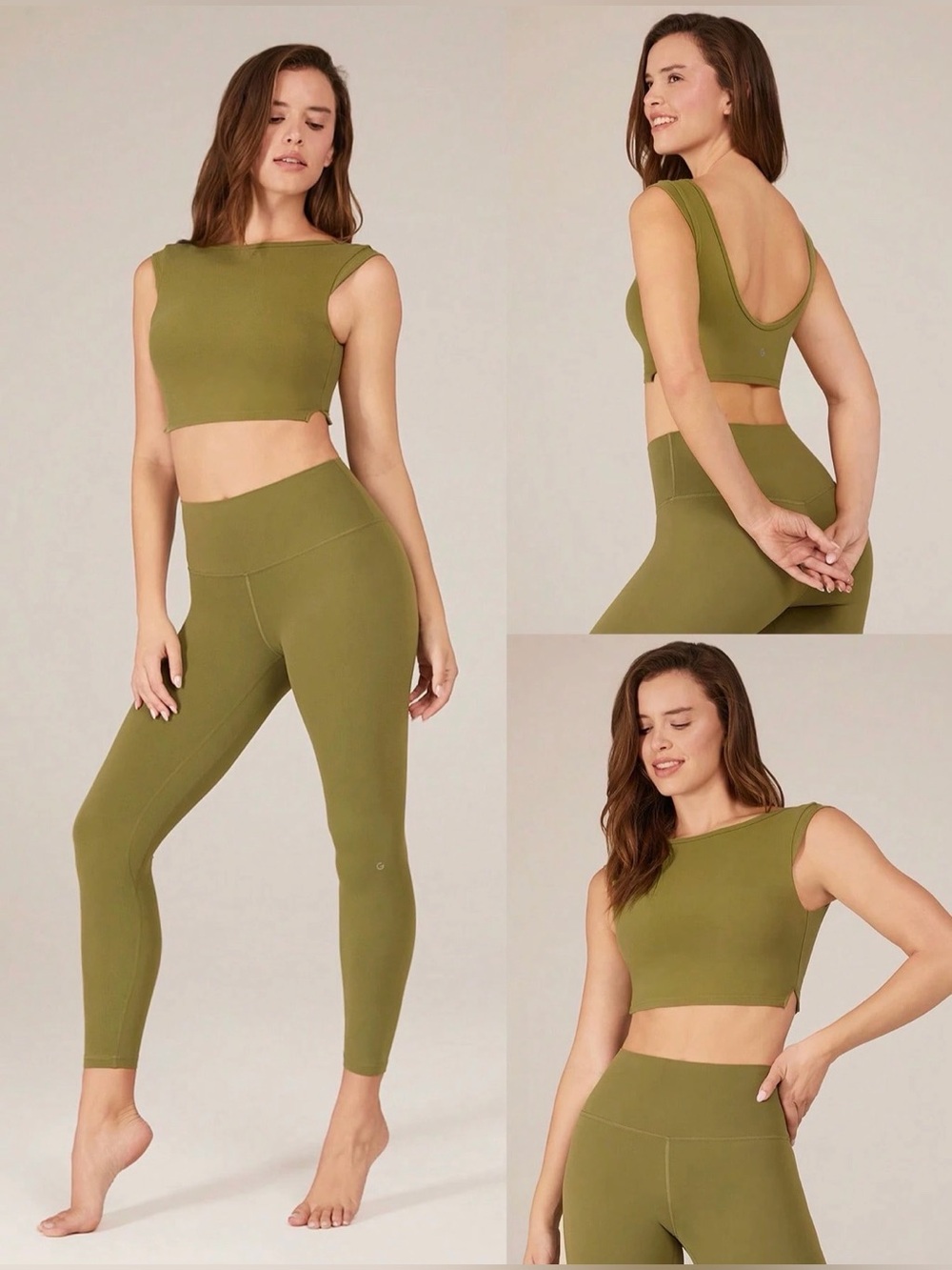 Glowmode x Marika Sila Featherfit Cap Sleeve Crop Tank Top